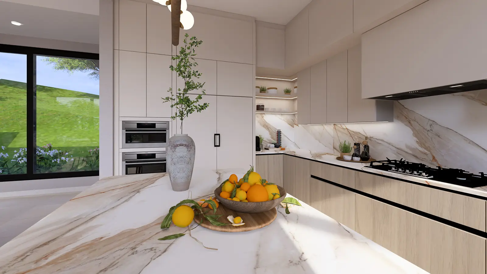 Clavel — kitchen view