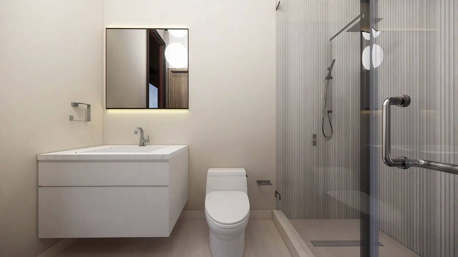 Peace Lily — baño del segundo nivel